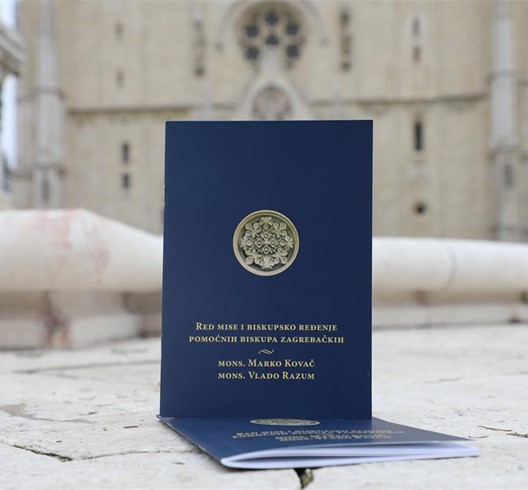 Liturgijski vodič za euharistijsko slavlje biskupskog ređenja mons. Marka Kovača i mons. Vlade Razuma